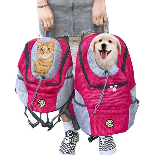 Pet Travel Backpack Carrier Hover Image