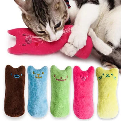 Catnip Plush Cat Chew Toy Hover Image