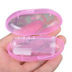 Silicone Pet Finger Toothbrush with Case