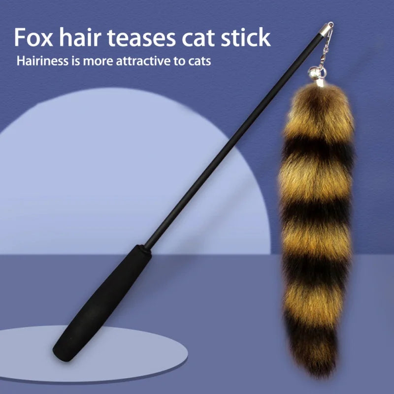 Fox Tail Cat Teaser Wand