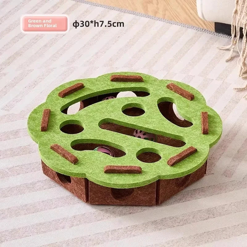 Felt Cat Puzzle Toy Box