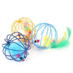 Colorful Mouse Cage Cat Toy
