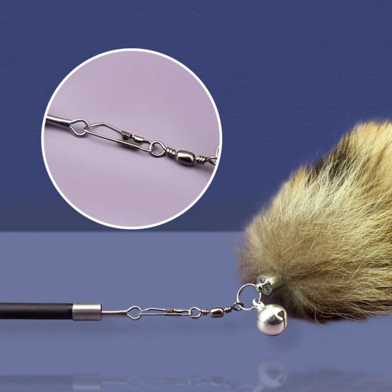 Fox Tail Cat Teaser Wand