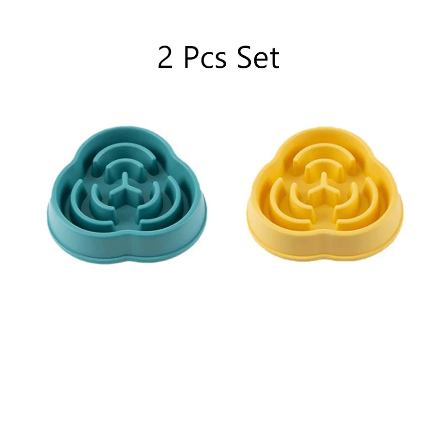 Cloud-Shaped Dog Slow Feeder Bowl