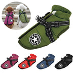 Dog Winter Jacket with Harness Ring