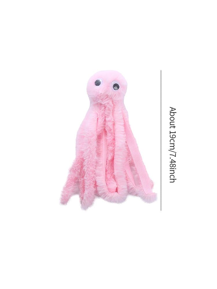 Plush Octopus Cat Toy