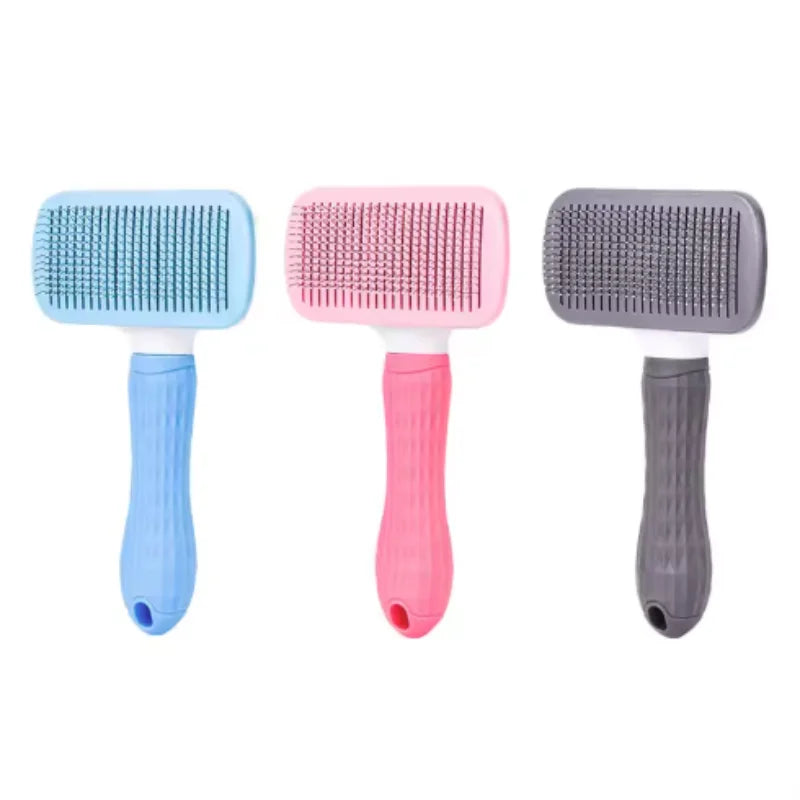 Self-Cleaning Pet Grooming Brush