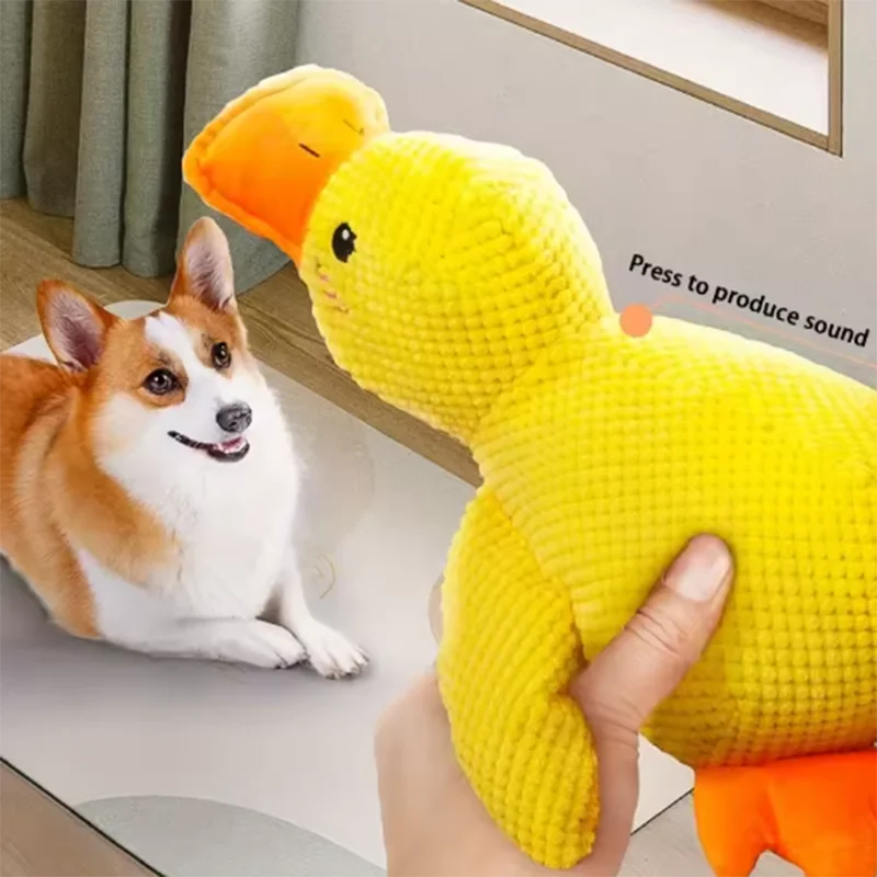 Duck Plush Dog Toy