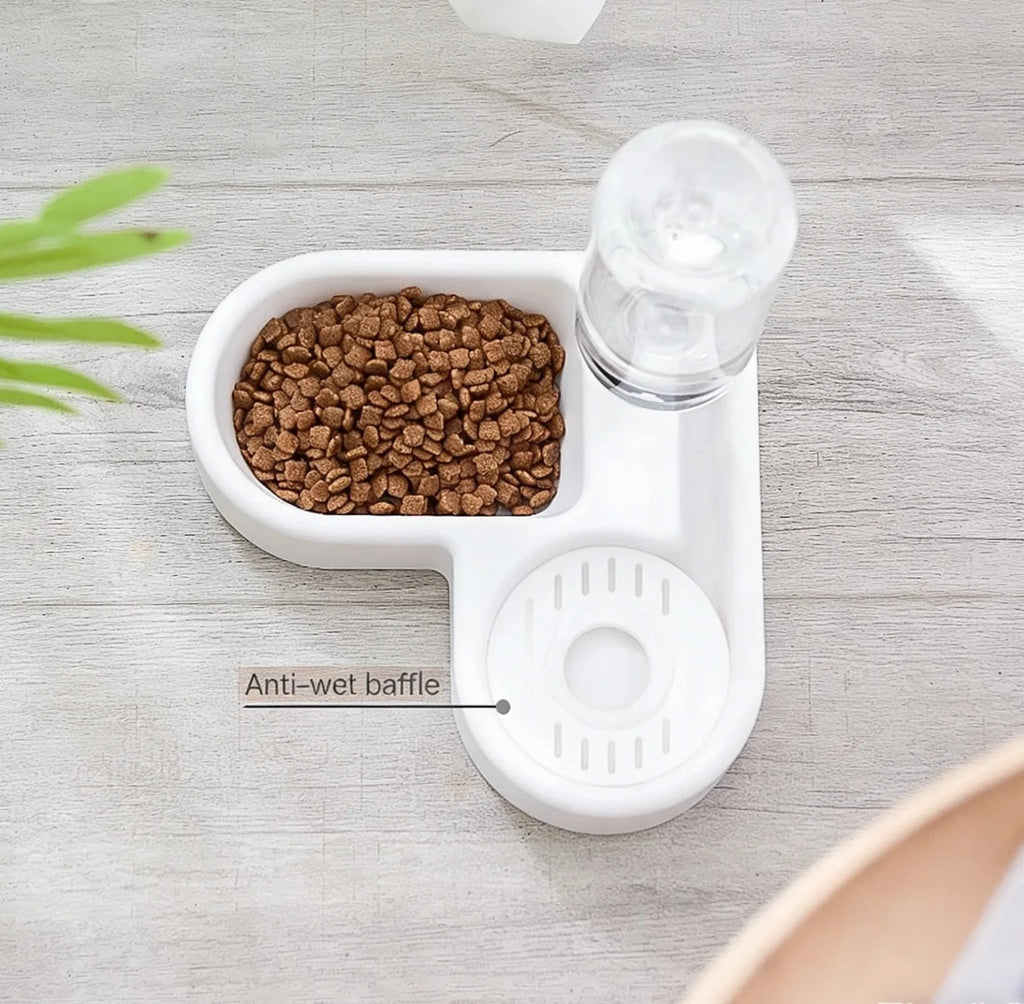 Automatic Pet Food & Water Bowl Set