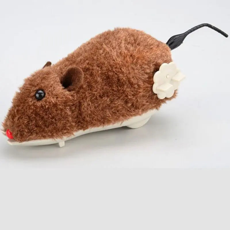 Plush Running Mouse Cat Toy