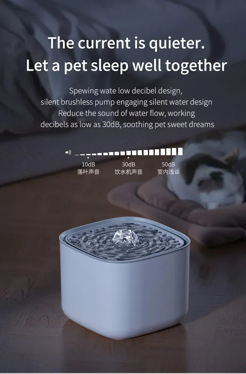 3L Filtered Cat Water Fountain
