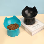 Whisker-Friendly Elevated Cat Bowl