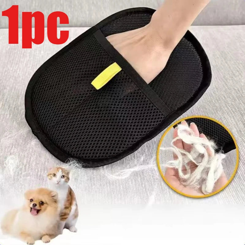 Reusable Pet Hair Remover Glove for Cats & Dogs