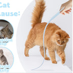 Silicone Cat Teaser Stick Toy