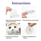 Gentle Pet Eye Wipes for Dogs and Cats