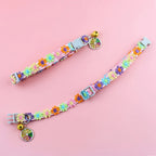Floral Pet Collar with Bell
