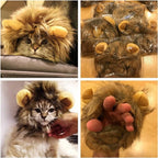 Lion Mane Pet Costume Wig
