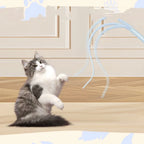 Silicone Cat Teaser Stick Toy
