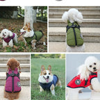 Dog Winter Jacket with Harness Ring