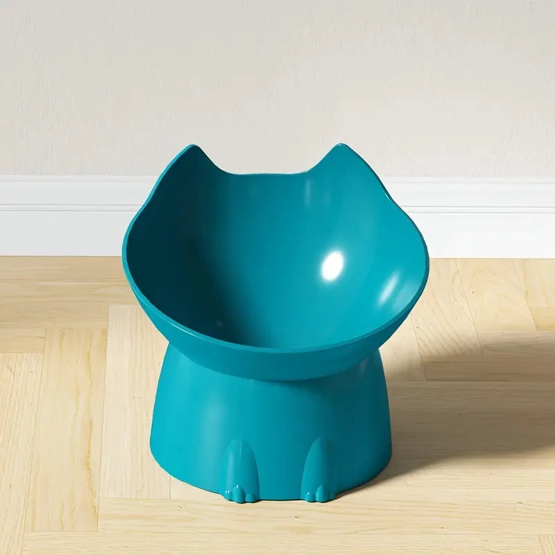 Whisker-Friendly Elevated Cat Bowl