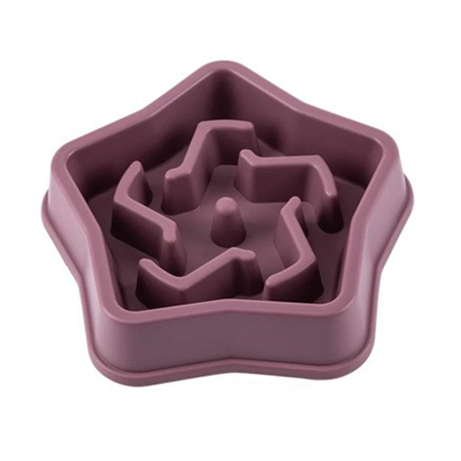 Cloud-Shaped Dog Slow Feeder Bowl