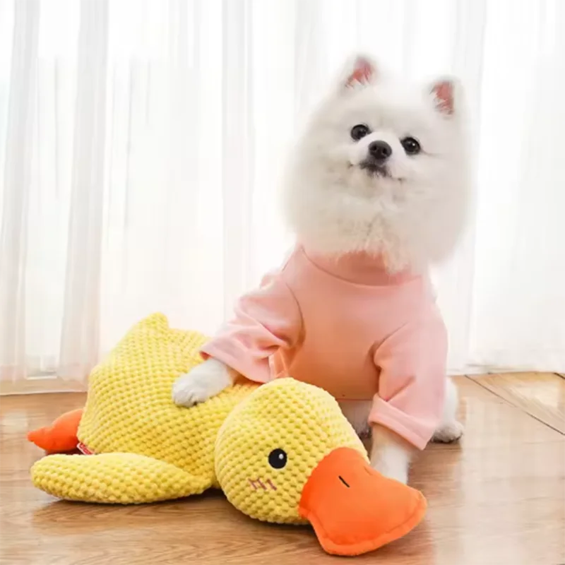 Duck Plush Dog Toy