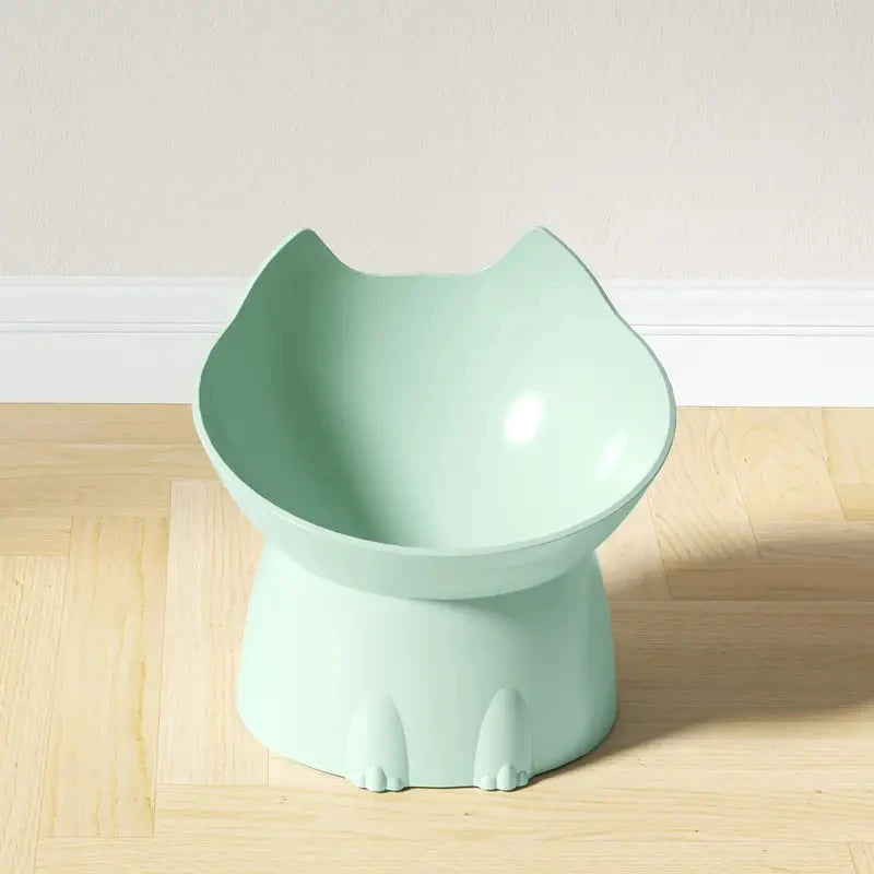 Whisker-Friendly Elevated Cat Bowl