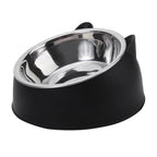 Whisker-Friendly Stainless Steel Cat Bowl