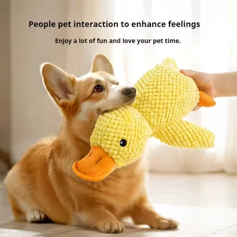 Duck Plush Dog Toy