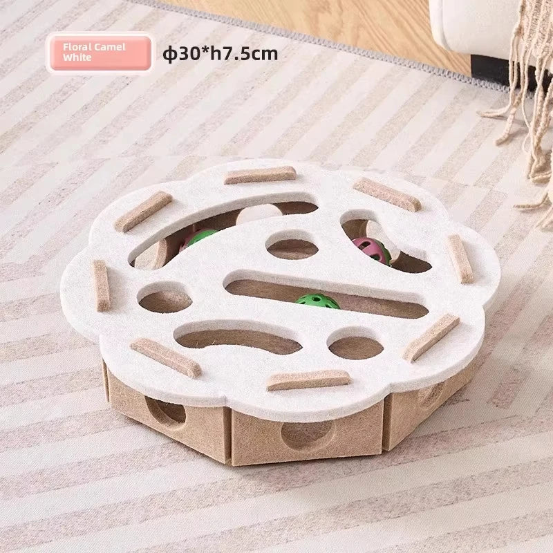 Felt Cat Puzzle Toy Box