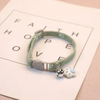 Floral Pet Collar with Bell