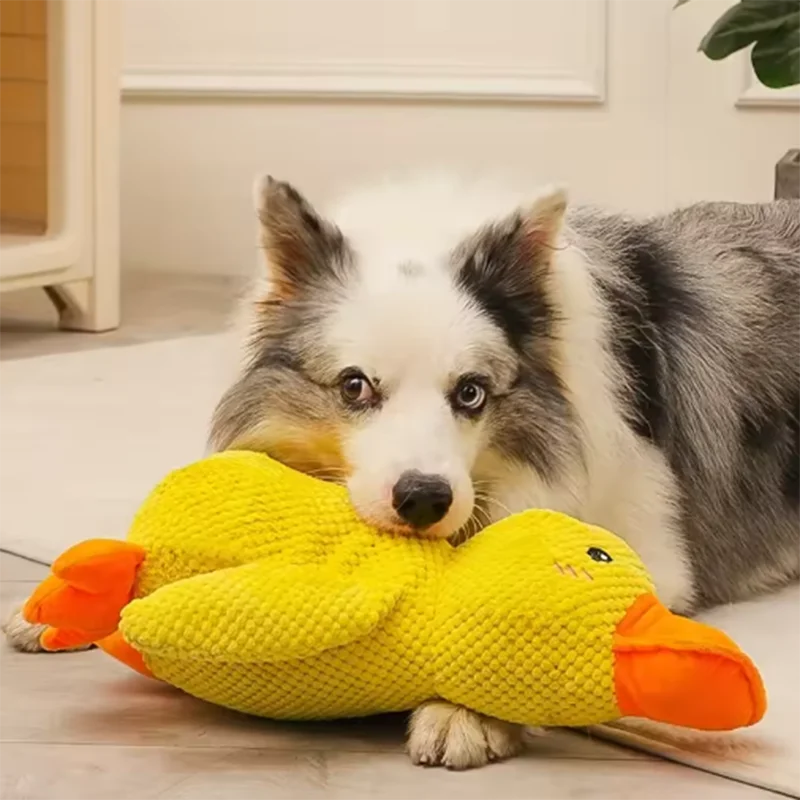 Duck Plush Dog Toy