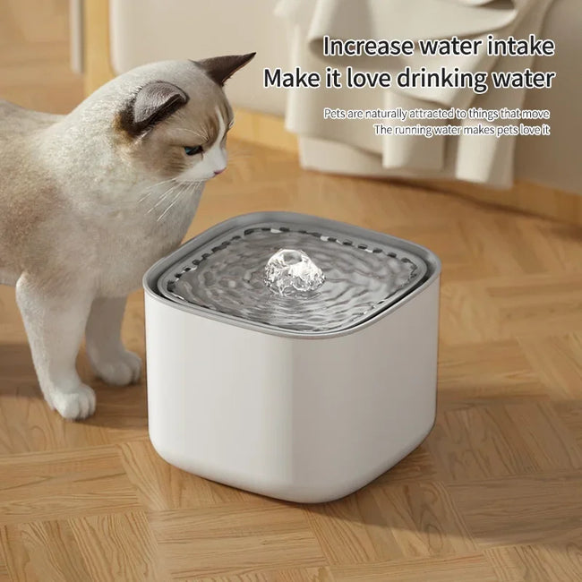 3L Filtered Cat Water Fountain Hover Image