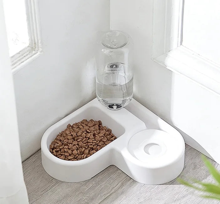 Automatic Pet Food & Water Bowl Set