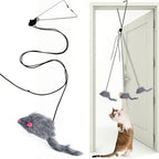 Door Hanging Mouse Cat Teaser Toy