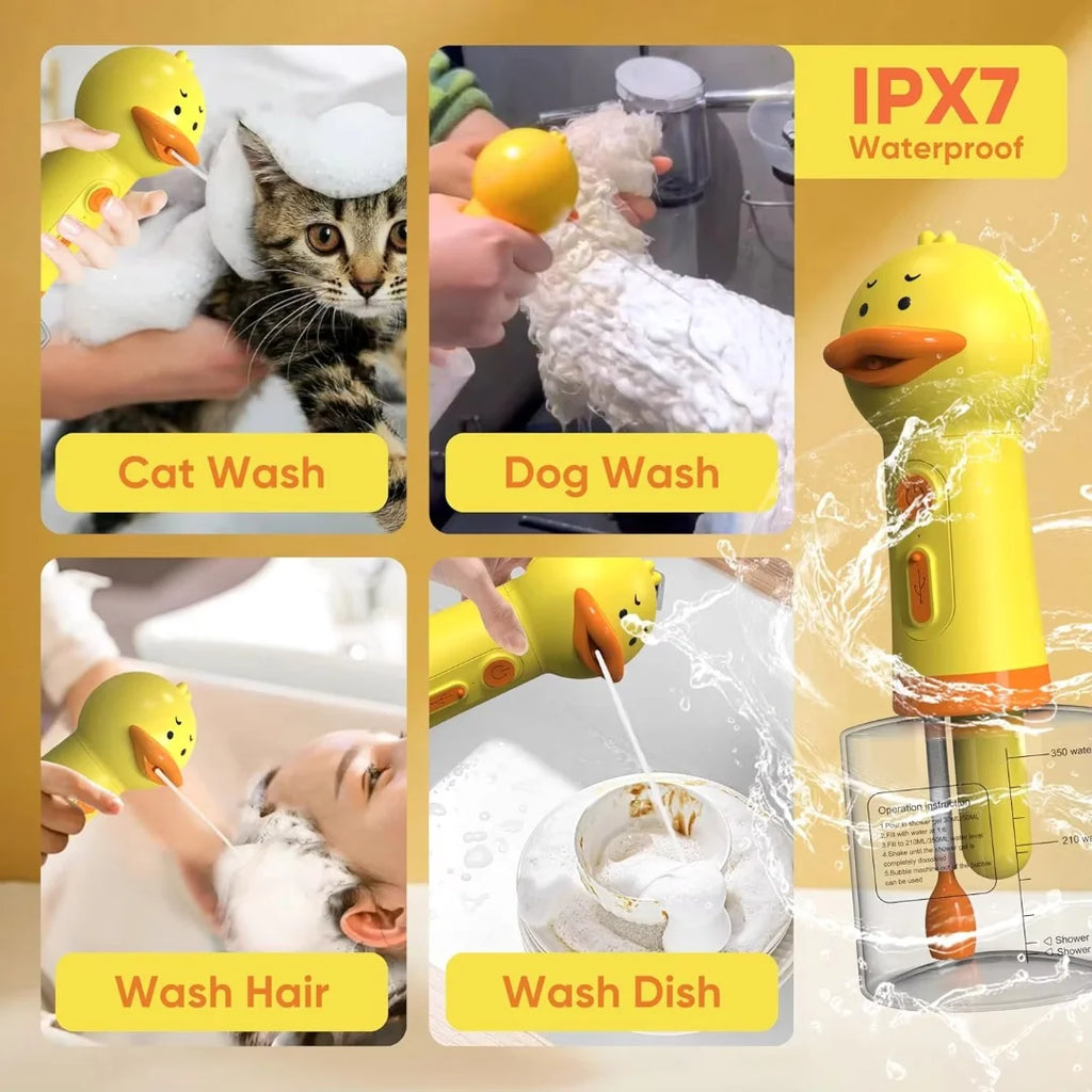 Duck Foam Pet Bathing Dispenser