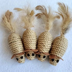 Sisal Mouse Cat Toy Set