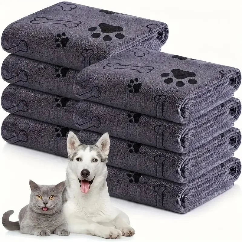Quick-Drying Pet Bath Towel