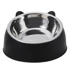 Whisker-Friendly Stainless Steel Cat Bowl