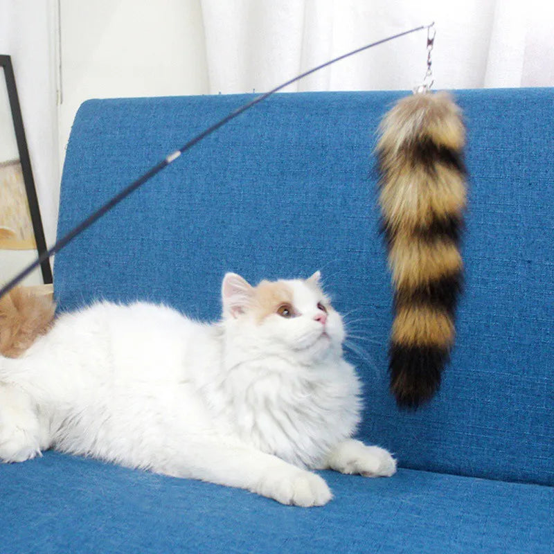 Fox Tail Cat Teaser Wand