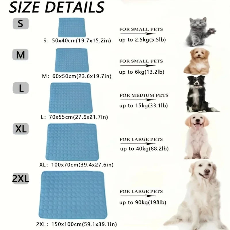 Cooling Pet Mat for Cats & Dogs