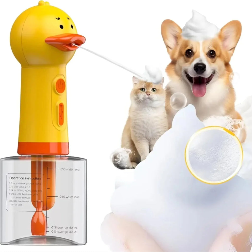 Duck Foam Pet Bathing Dispenser