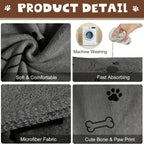 Quick-Drying Pet Bath Towel