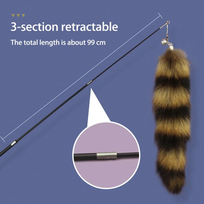 Fox Tail Cat Teaser Wand