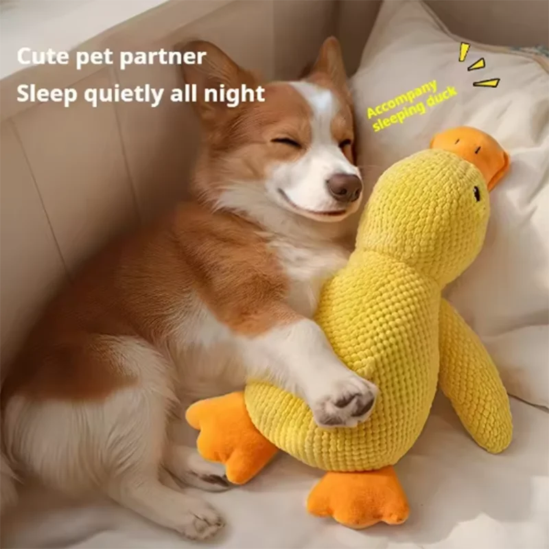 Duck Plush Dog Toy