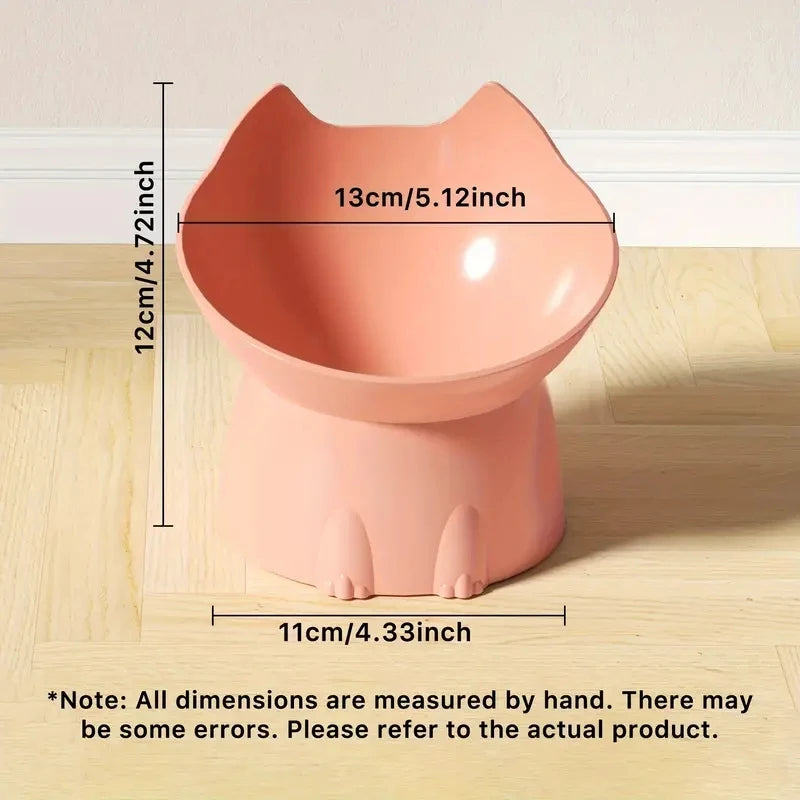 Whisker-Friendly Elevated Cat Bowl
