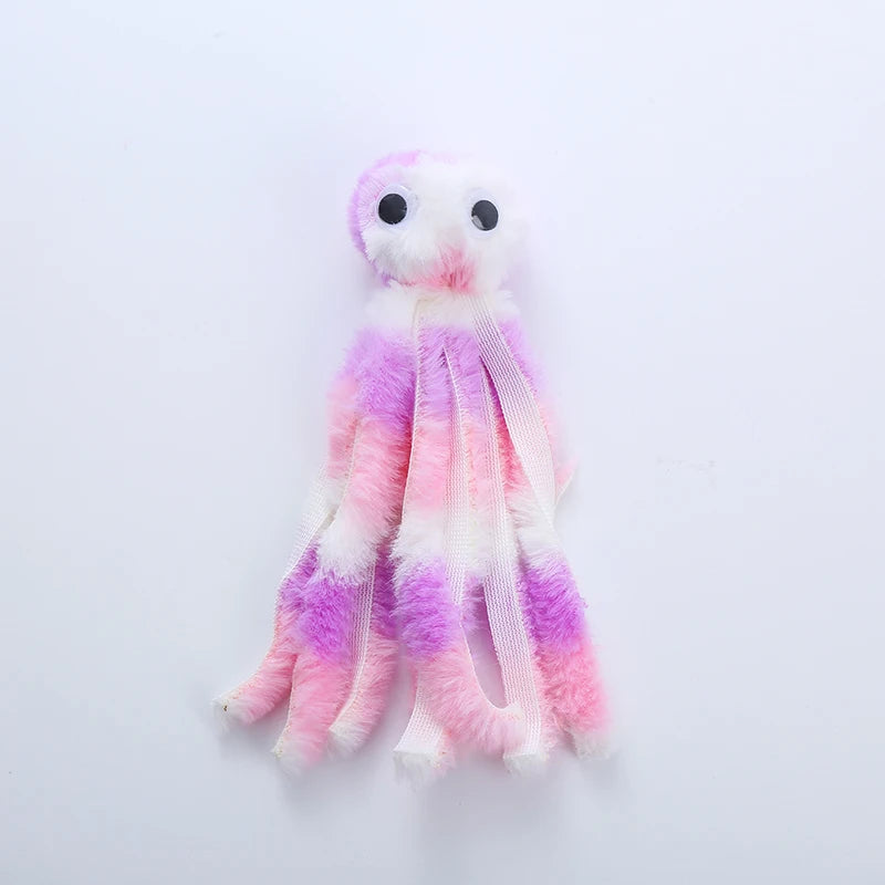 Plush Octopus Cat Toy
