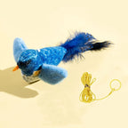 Interactive Bird Plush Cat Toy