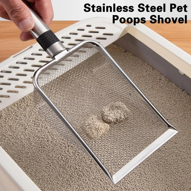 Stainless Steel Cat Litter Scoop Main Image