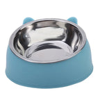 Whisker-Friendly Stainless Steel Cat Bowl